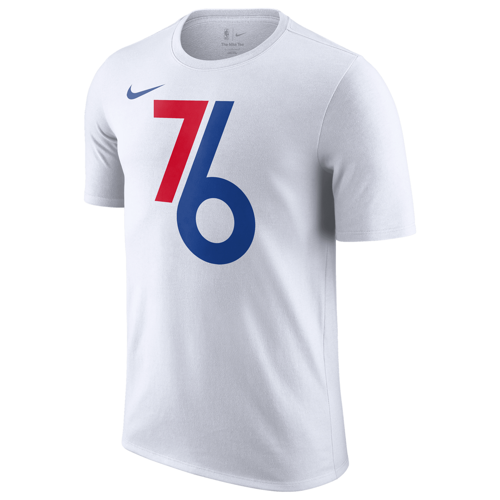 [HJ2588-100] MENS NIKE NBA 76ERS ESSENTIAL CITY EDITION SHORT SLEEVE LOGO T-SHIRT