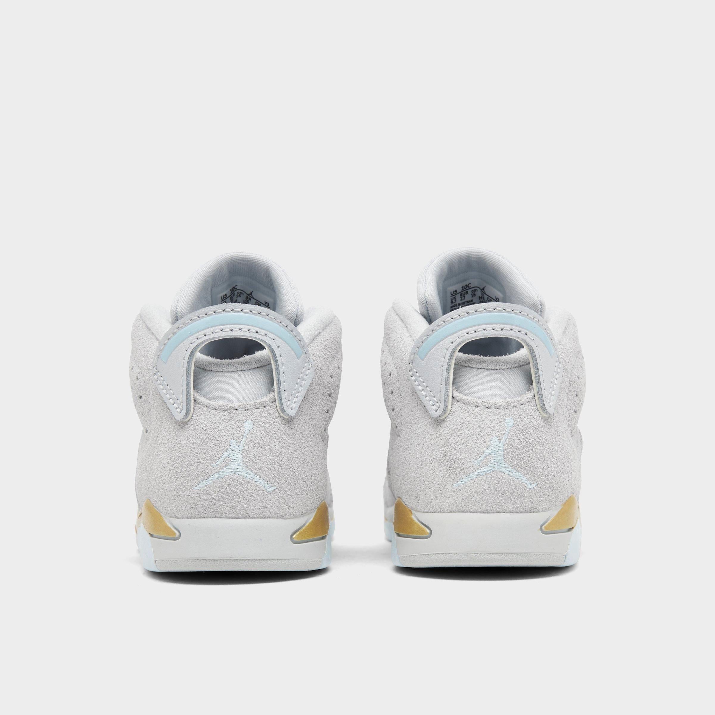 [HF0414-074] TODDLERS AIR JORDAN RETRO 6 TD 'PEARL'