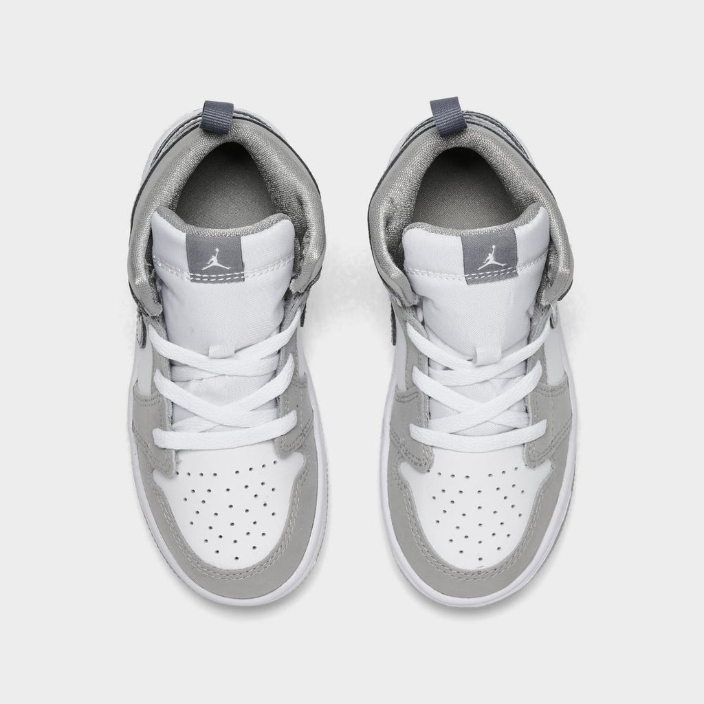 [HF3195-100] TODDLERS AIR JORDAN RETRO 1 MID SE 'WHITE COOL GREY'
