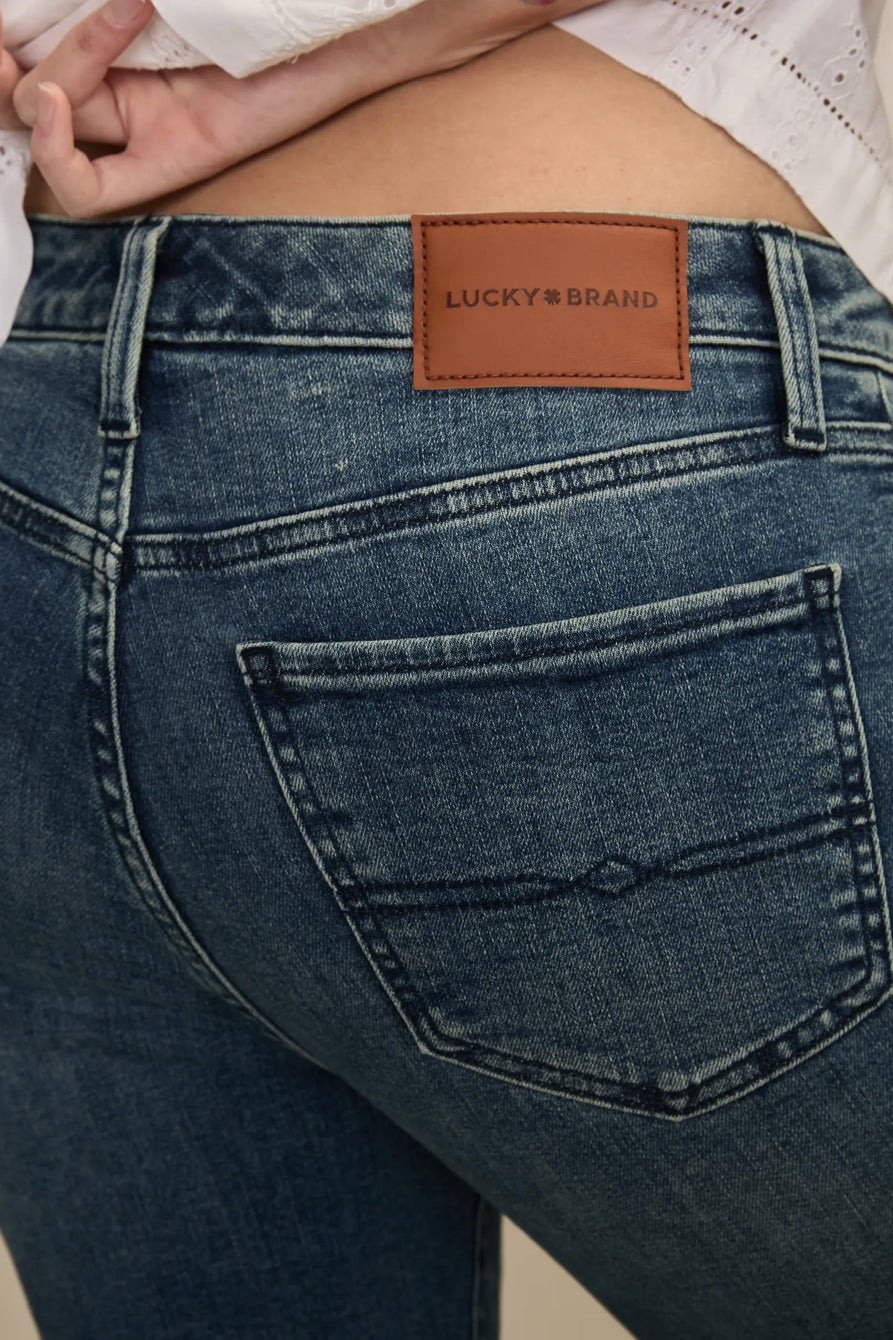 [124872-420] WOMENS LUCKY BRAND HIGH RISE CURVY STRAIGHT - GEMINI