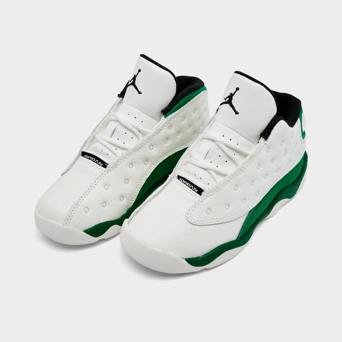[HQ0781-103] TODDLERS AIR JORDAN RETRO 13 'SAIL PINE GREEN'
