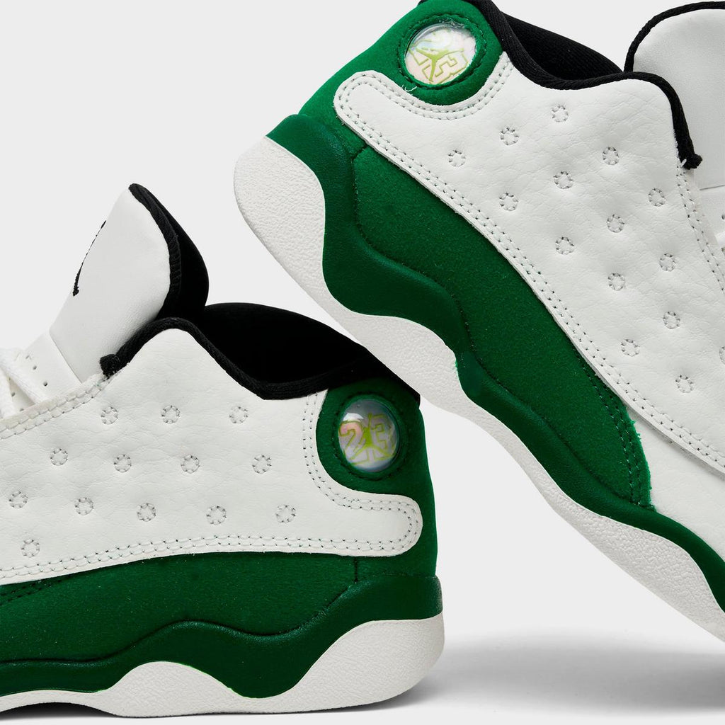 [HQ0781-103] TODDLERS AIR JORDAN RETRO 13 'SAIL PINE GREEN'