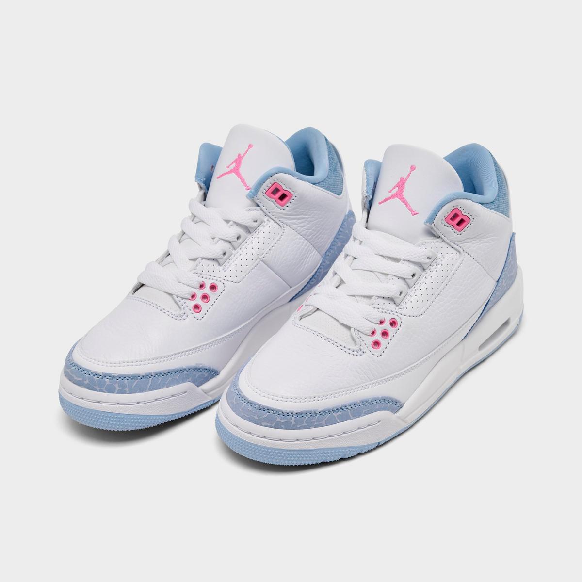 [HQ0784-101] GRADE SCHOOL AIR JORDAN RETRO 3 'WHITE COBALT BLISS (GS)'