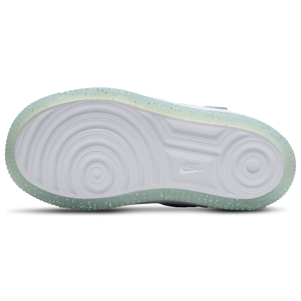 [HQ3251-043] PRESCHOOL NIKE AIR FORCE 1 LOW EASYON 'PURE PLATINUM GLACIER BLUE'