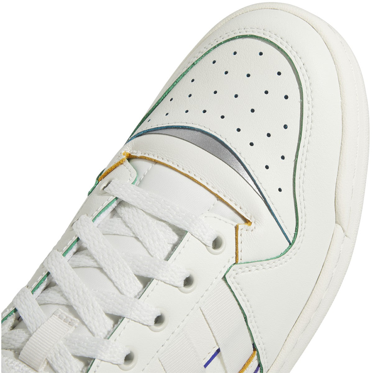 [HQ7099] Mens Adidas FORUM EXHIBIT MID 'COLORED TRIM'