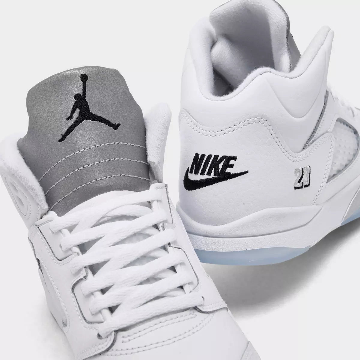 [HQ7979-103] PRESCHOOL AIR JORDAN RETRO 5 'WHITE METALLIC (2026)'