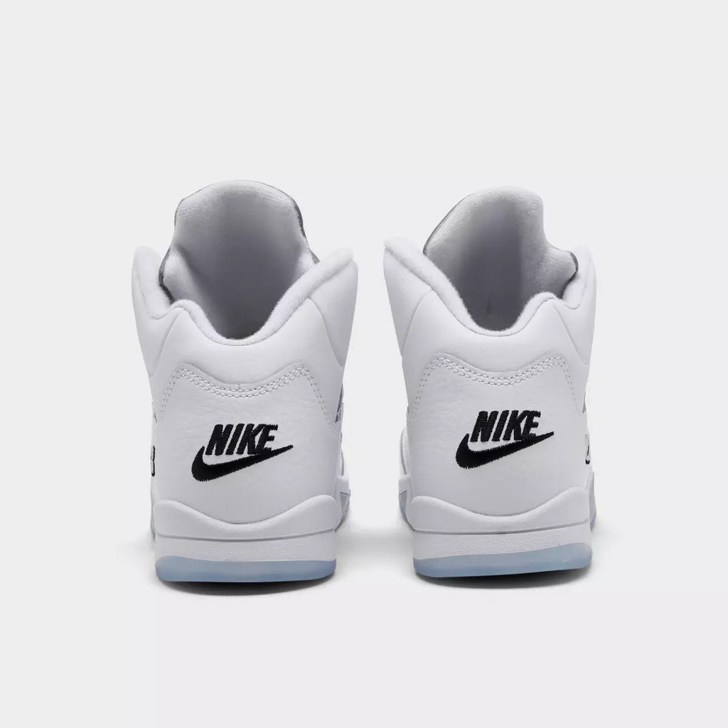 [HQ7979-103] PRESCHOOL AIR JORDAN RETRO 5 'WHITE METALLIC (2026)'