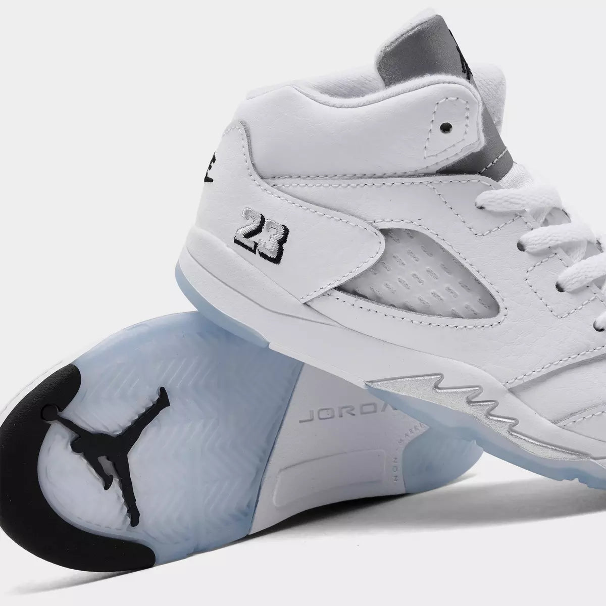 [HQ7981-103] TODDLERS AIR JORDAN RETRO 5 'WHITE METALLIC (2026)'