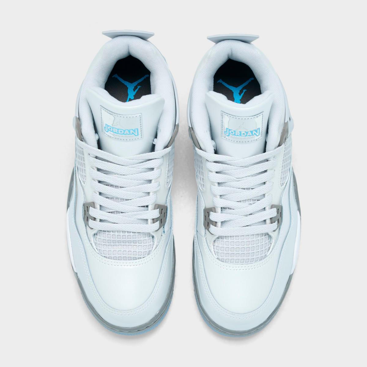 [HV4401-014] GRADE SCHOOL AIR JORDAN RETRO 4 'PHOTON DUST BLUE CHILL'