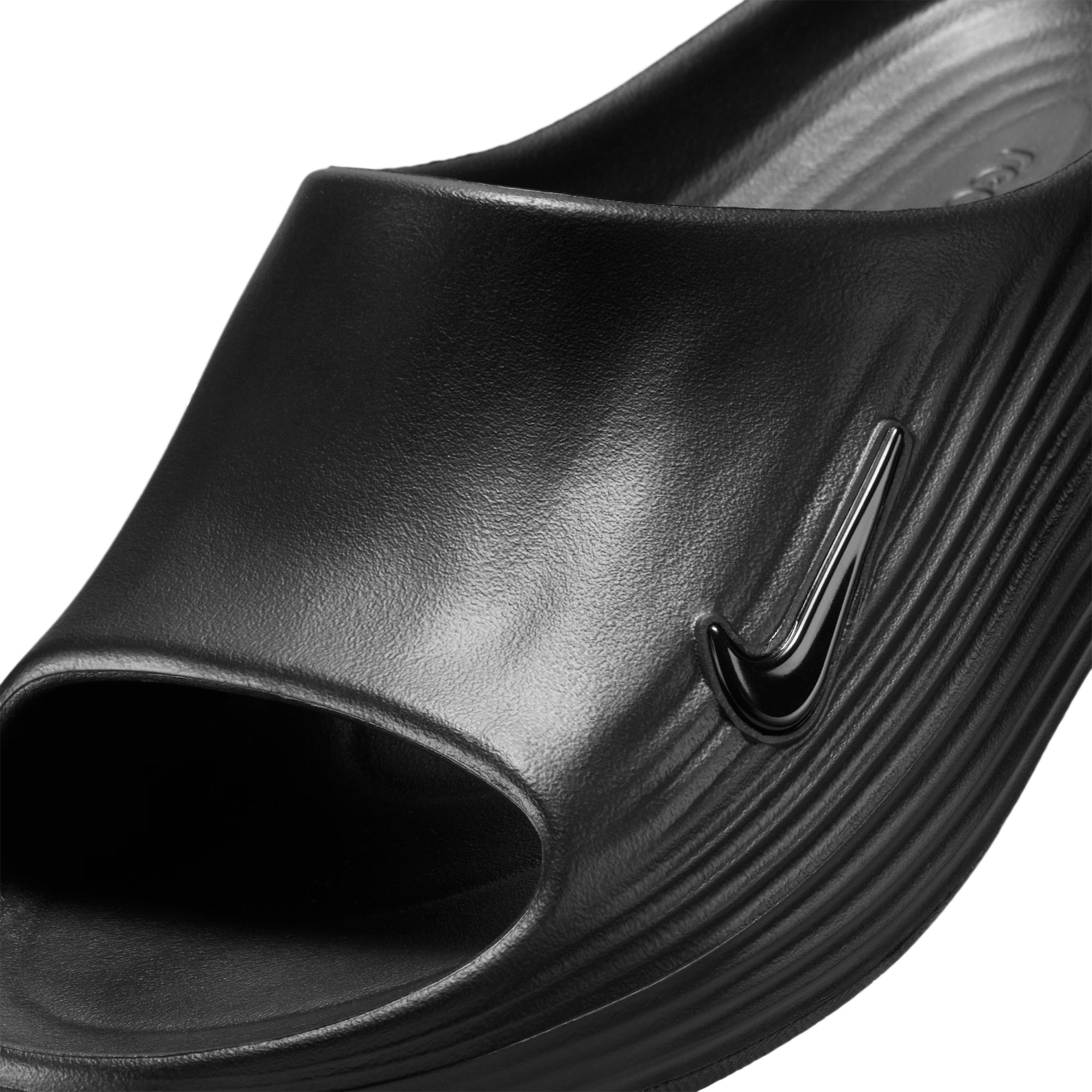 [HV4484-001] WOMENS NIKE REACTX REJUVEN8 SLIDE 'TRIPLE BLACK'