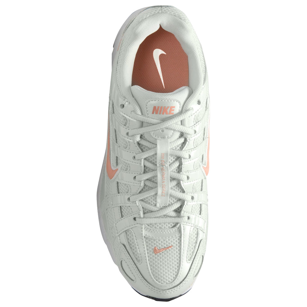 [HV5064-100] GRADE SCHOOL NIKE P-6000 'SUMMIT WHITE APRICOT AGATE'