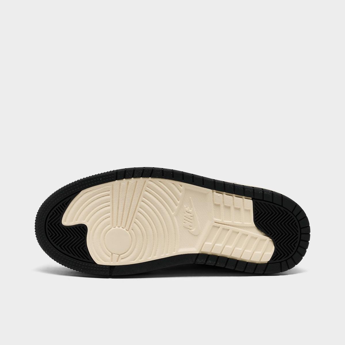[HV8288-001] WOMENS AIR JORDAN RETRO 1 LOW TRIPLE STACK 'METALLIC SILVER BLACK (W)'