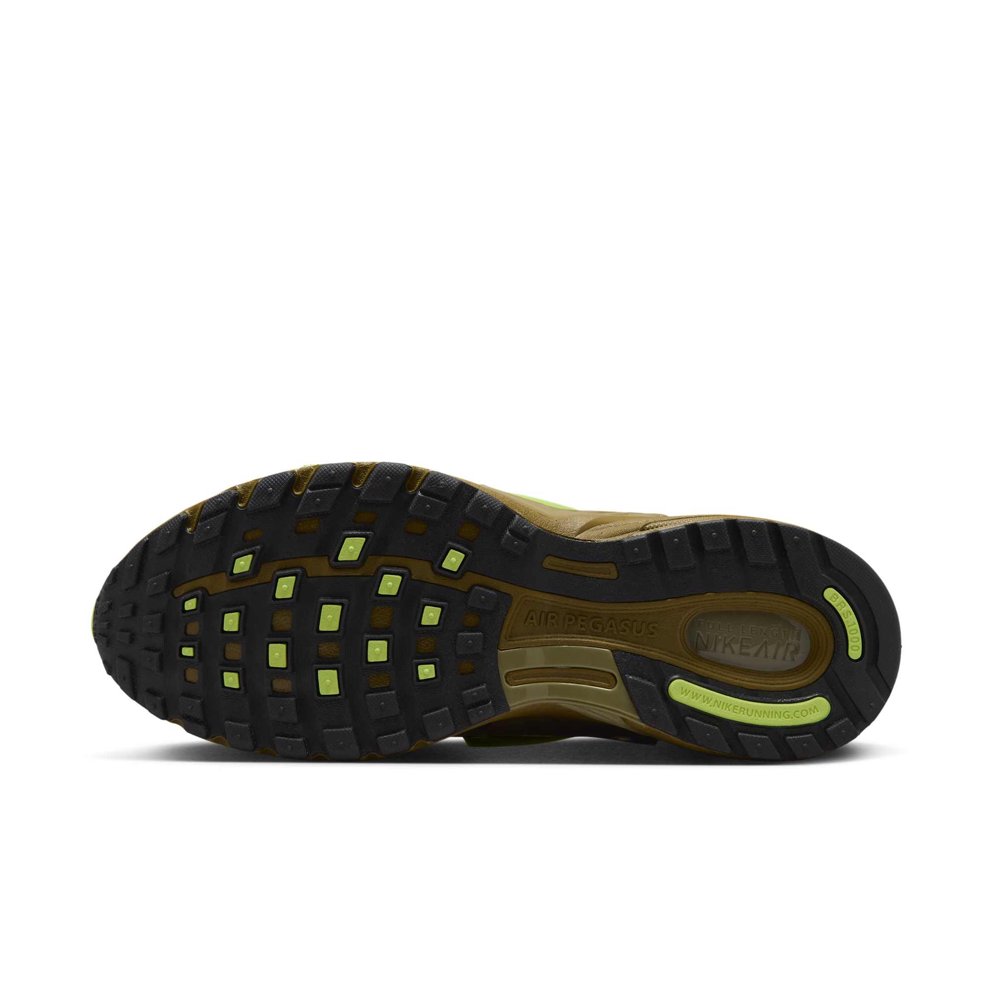 [IB0612-200] Mens Nike Air Pegasus Wave 'Khaki Pacific Moss Olive Flak Volt'