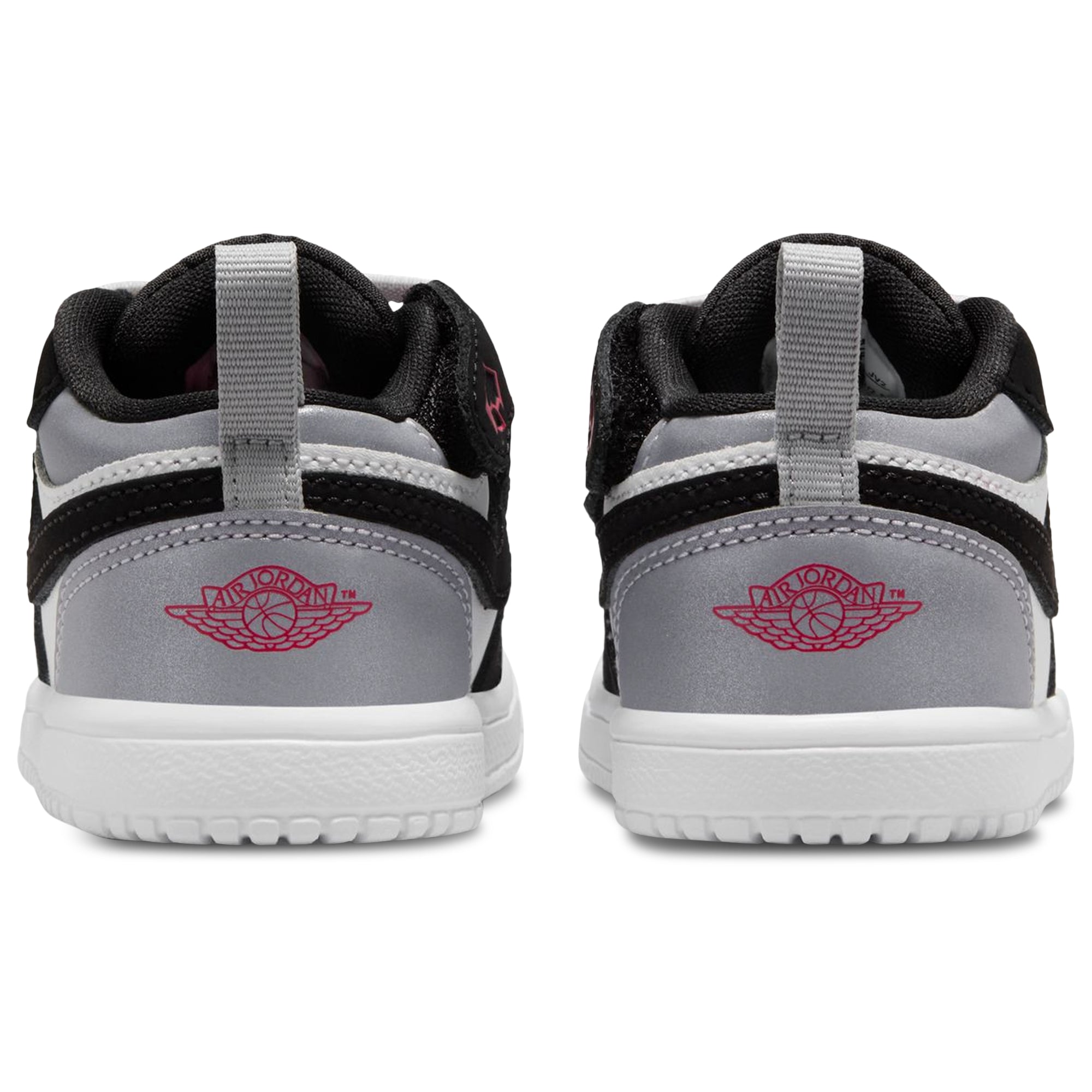 [IB3886-106] TODDLERS AIR JORDAN RETRO 1 LOW ALT SE 'WHITE BLACK MATTE SILVER'