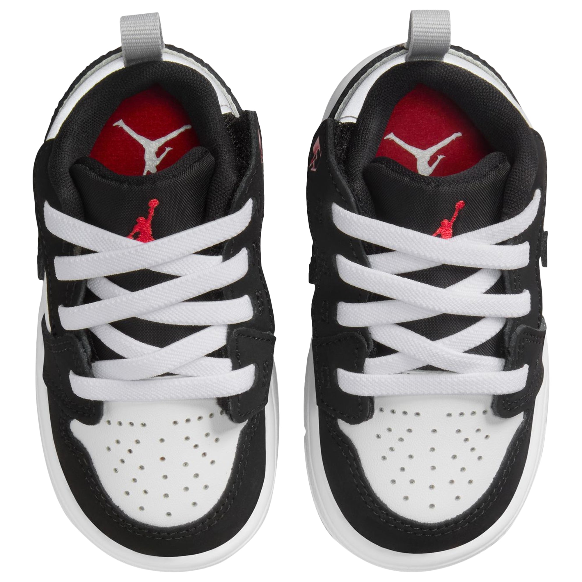 [IB3886-106] TODDLERS AIR JORDAN RETRO 1 LOW ALT SE 'WHITE BLACK MATTE SILVER'