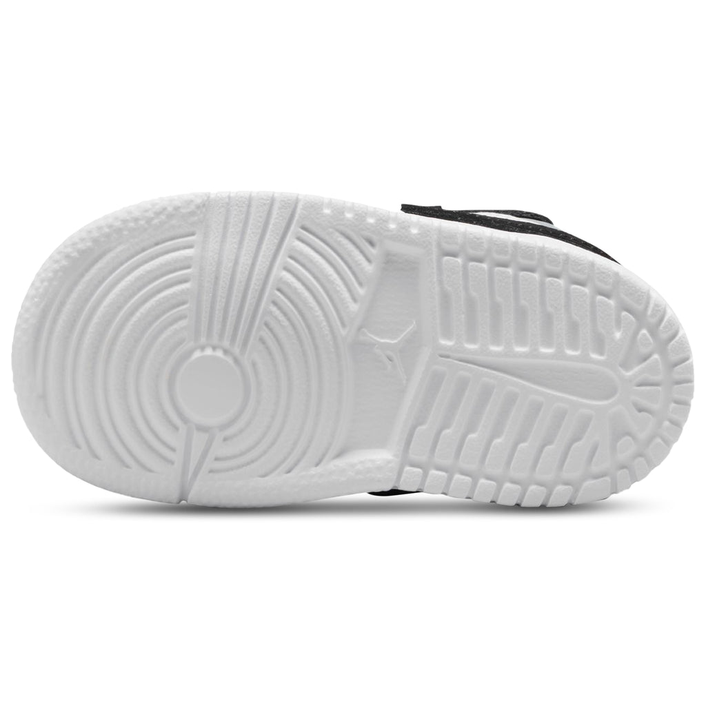 [IB3886-106] TODDLERS AIR JORDAN RETRO 1 LOW ALT SE 'WHITE BLACK MATTE SILVER'