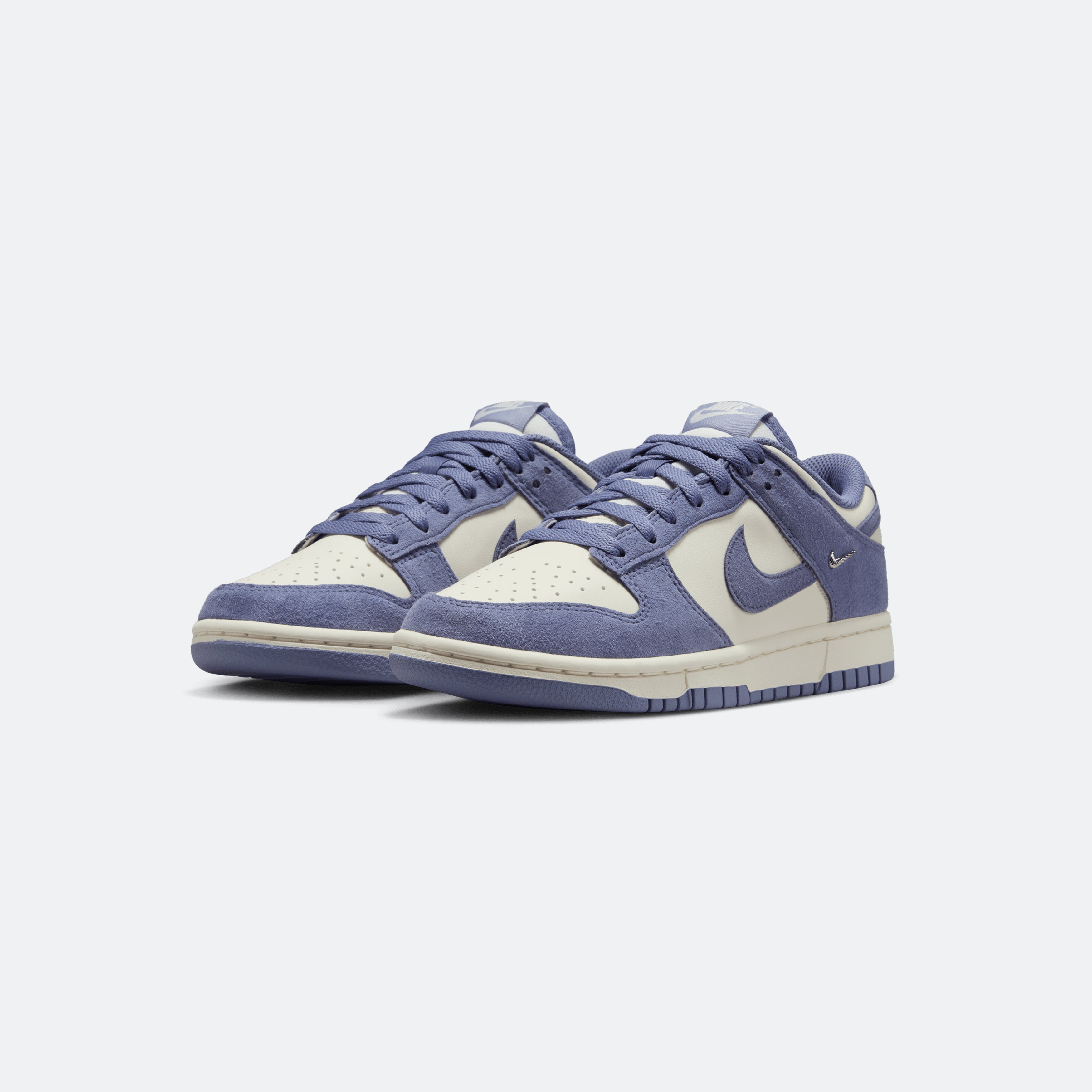 [IB4417-103] WOMENS NIKE DUNK LOW 'WORLD INDIGO MINI SWOOSH'