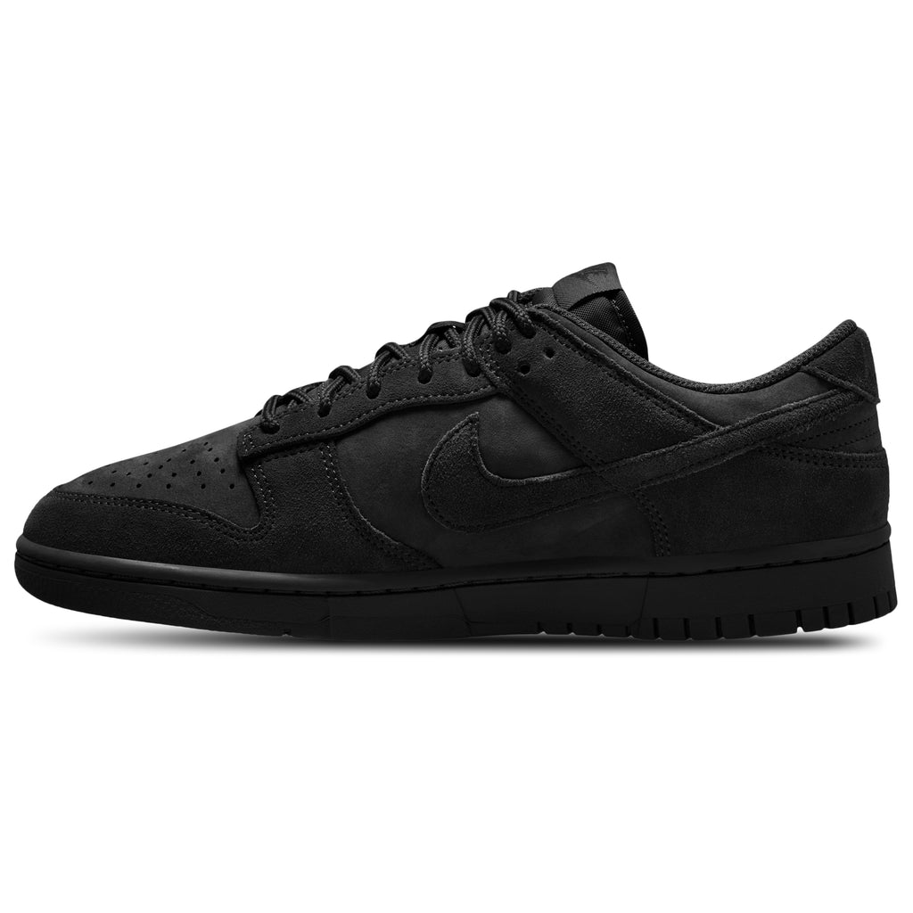 [IB6651-001] MENS NIKE DUNK LOW RETRO SE NUBUCK 'TRIPLE BLACK'