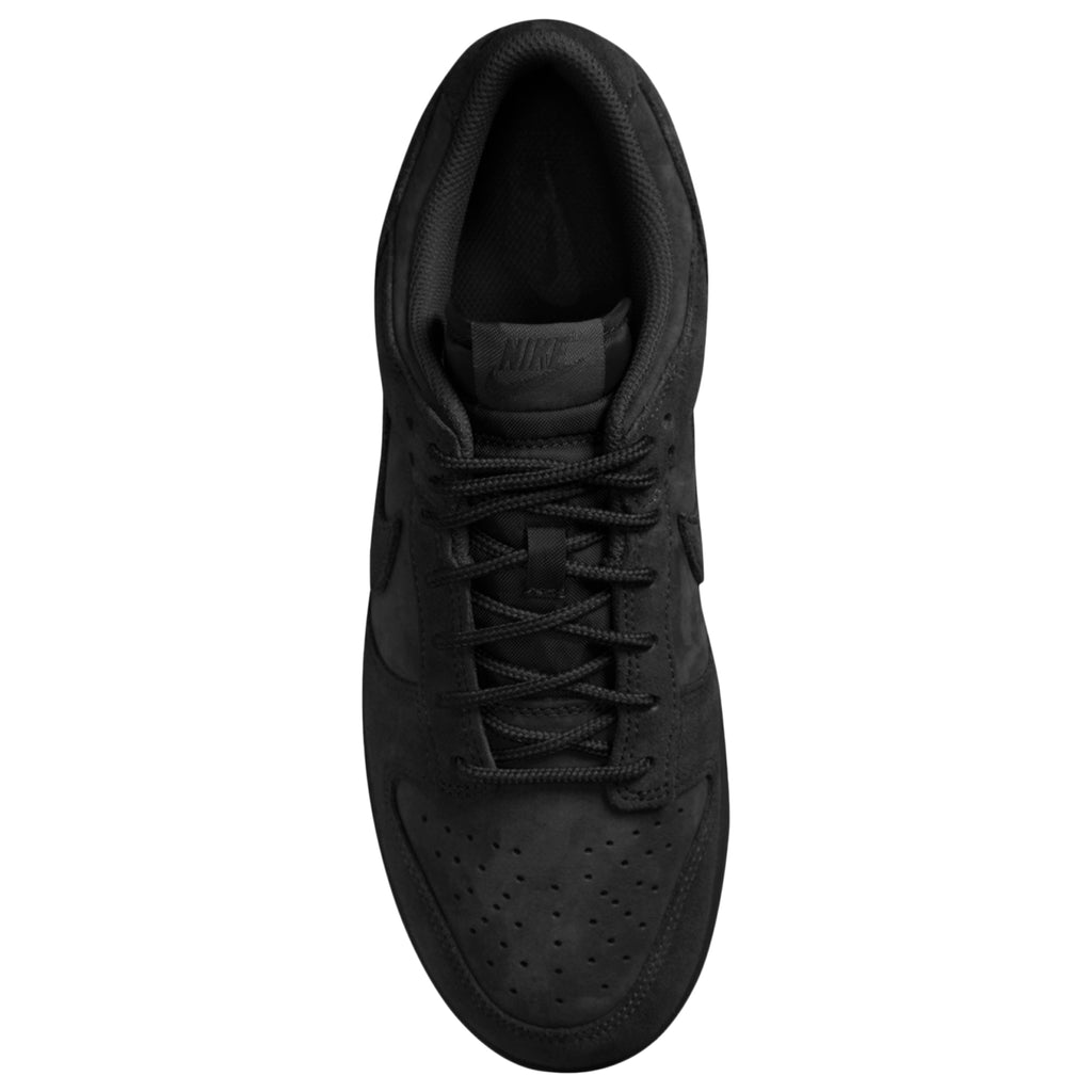 [IB6651-001] MENS NIKE DUNK LOW RETRO SE NUBUCK 'TRIPLE BLACK'