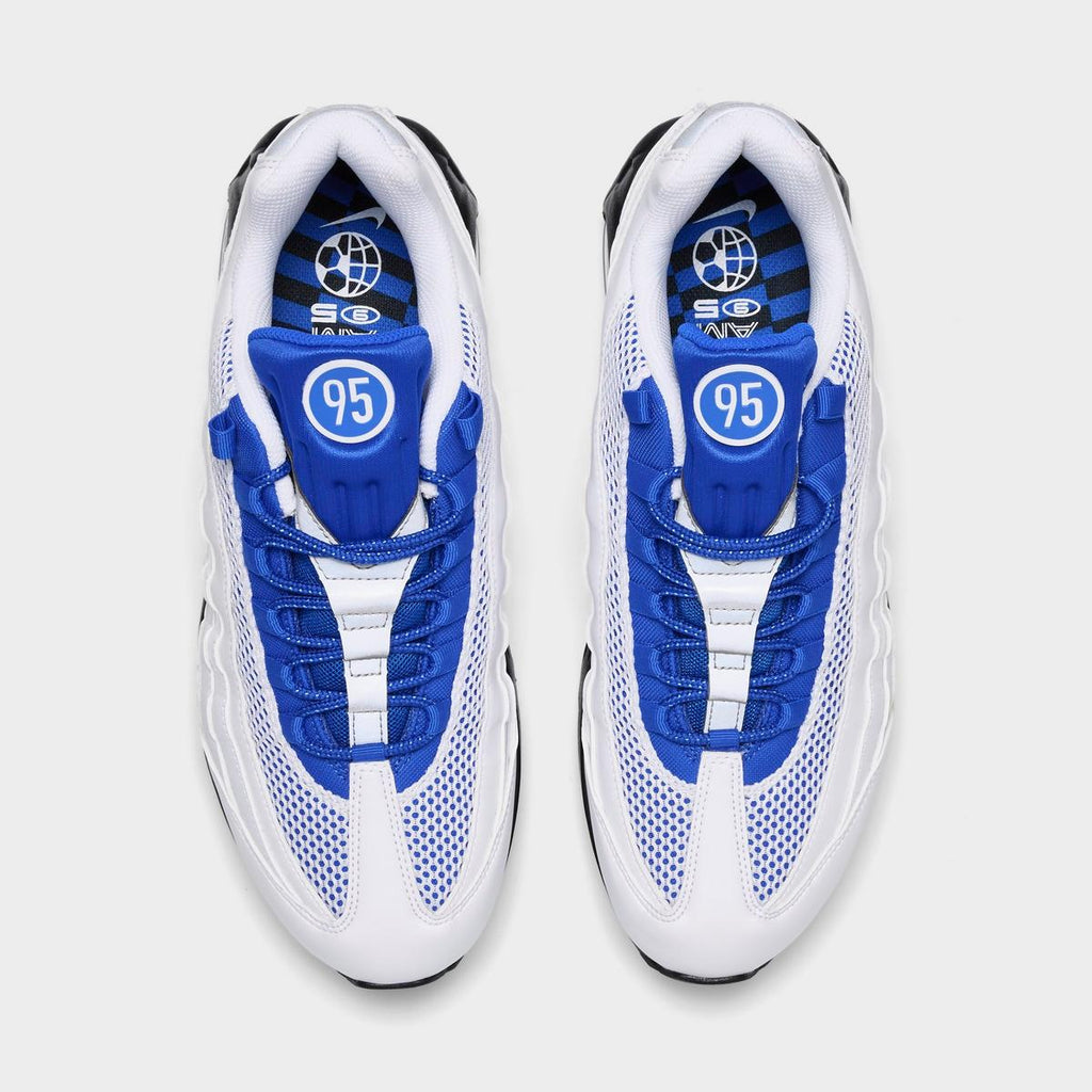 [IB6830-100] MENS NIKE AIR MAX 95 SE 'BIG BUBBLE TOTAL 90 WHITE RACER BLUE'
