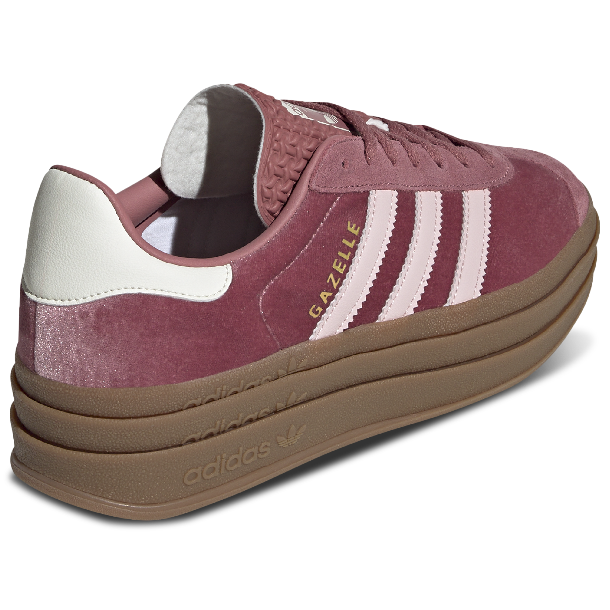 [IG4389] WOMENS ADIDAS ORIGINALS GAZELLE BOLD 'SANDY PINK VELVET'
