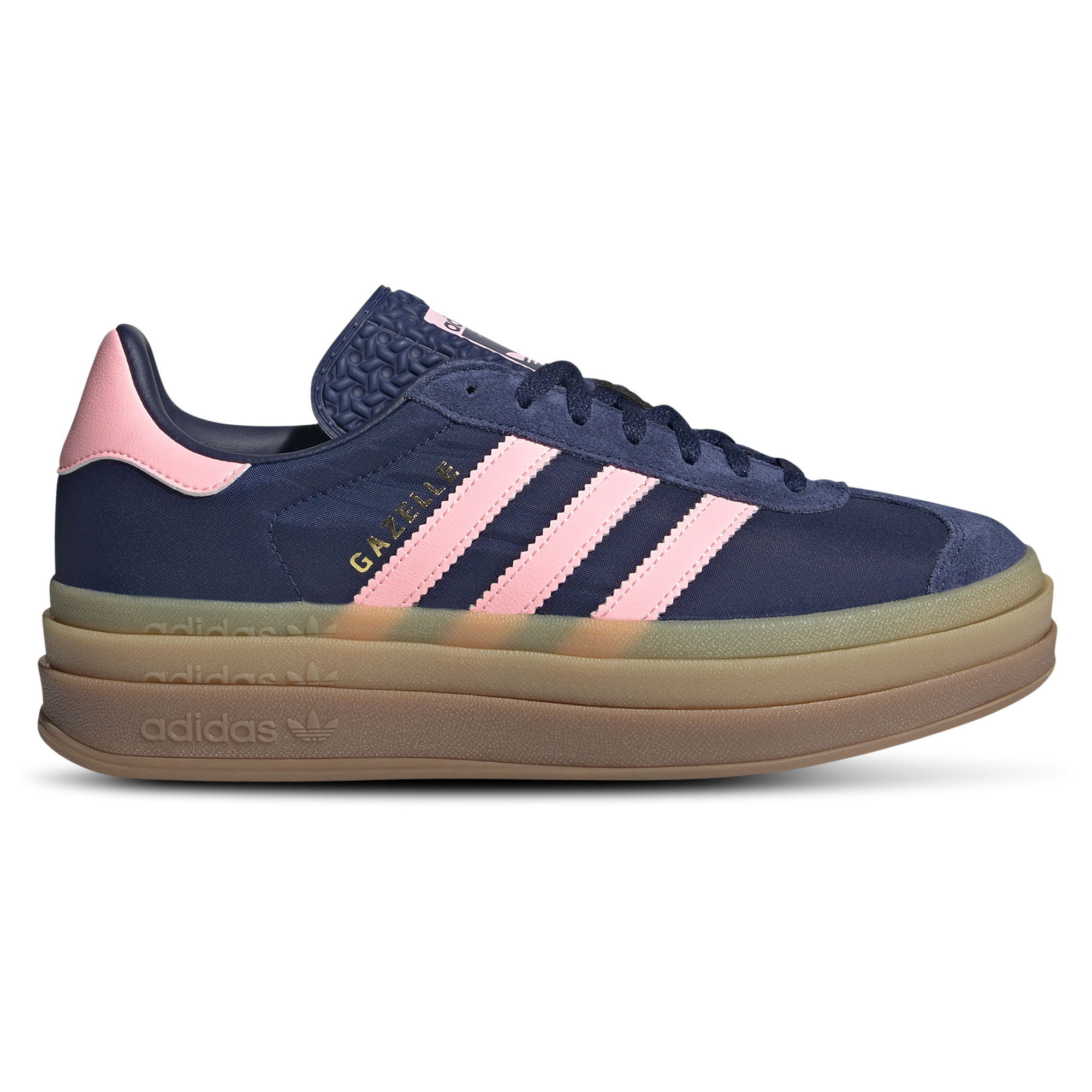 [IG4390] WOMENS ADIDAS GAZELLE BOLD 'DARK BLUE PINK SPARK'