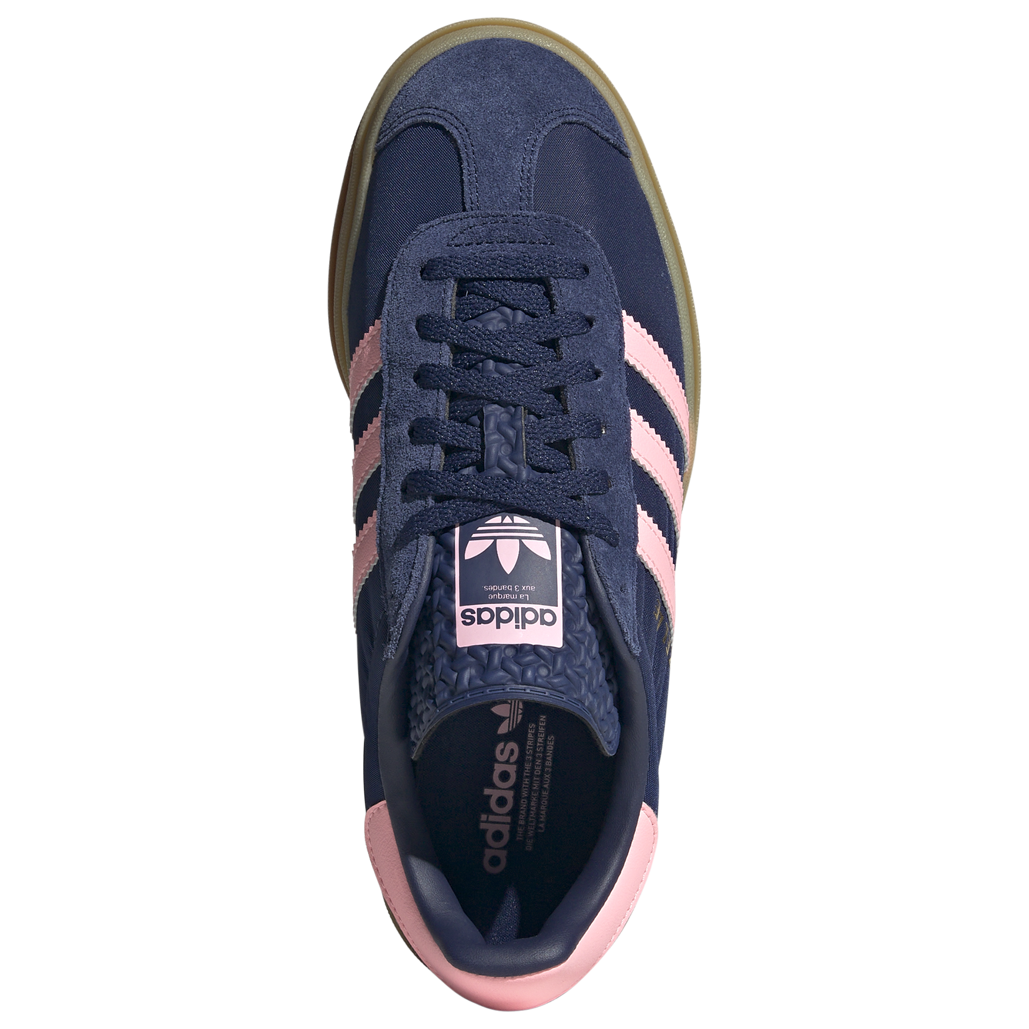 [IG4390] WOMENS ADIDAS GAZELLE BOLD 'DARK BLUE PINK SPARK'