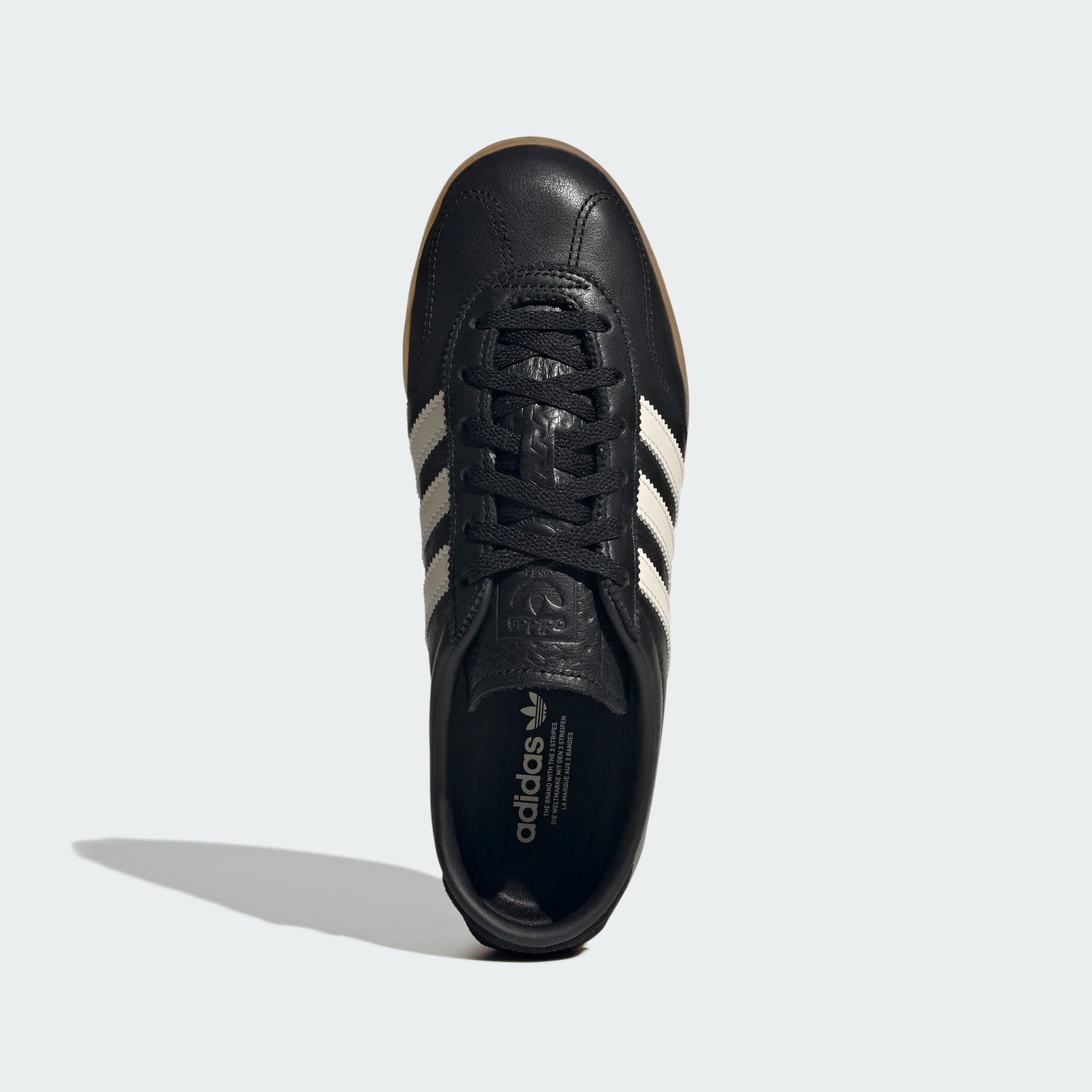 [IH1929] WOMENS ADIDAS GAZELLE LO PRO 'BLACK CHALK WHITE'