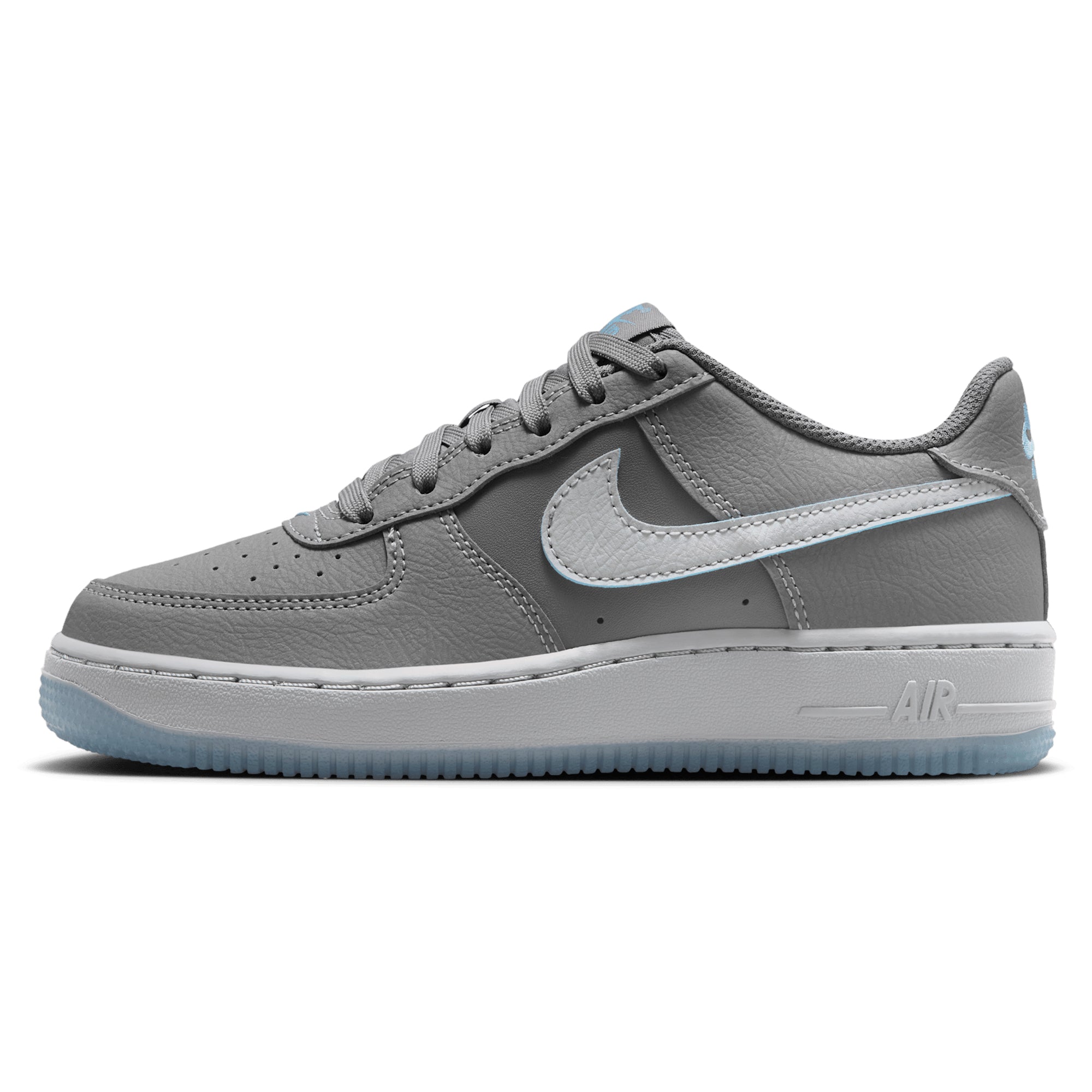 [IH4490-001] GRADE SCHOOL NIKE AIR FORCE 1 PE 'PENCIL POINT WOLF GREY'
