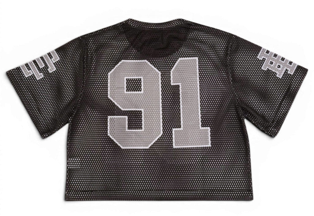 [EECO25MS87-000BKGA] MENS ERIC EMANUEL EE CROPPED JERSEY CORE MESH