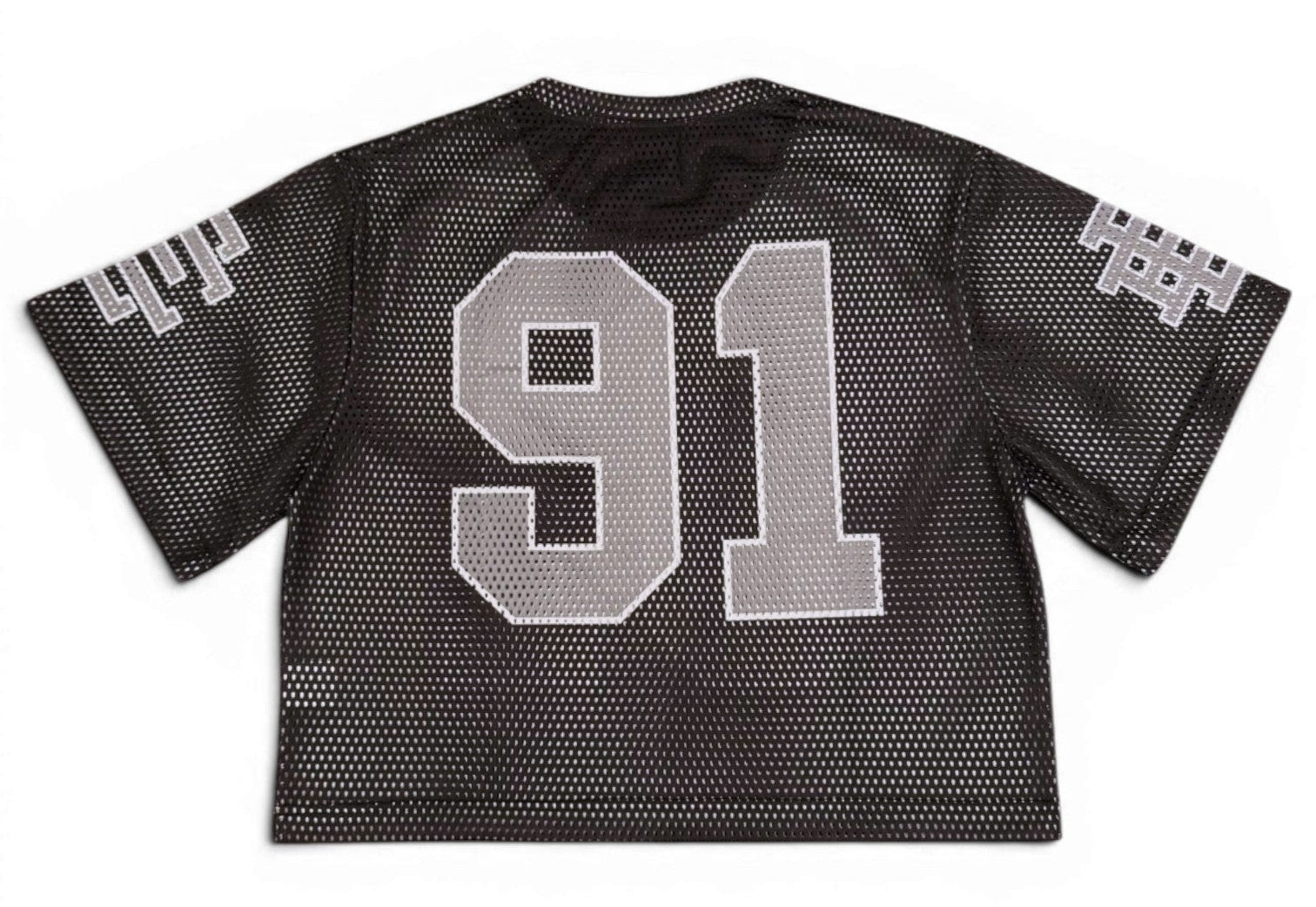 [EECO25MS87-000BKGA] MENS ERIC EMANUEL EE CROPPED JERSEY CORE MESH