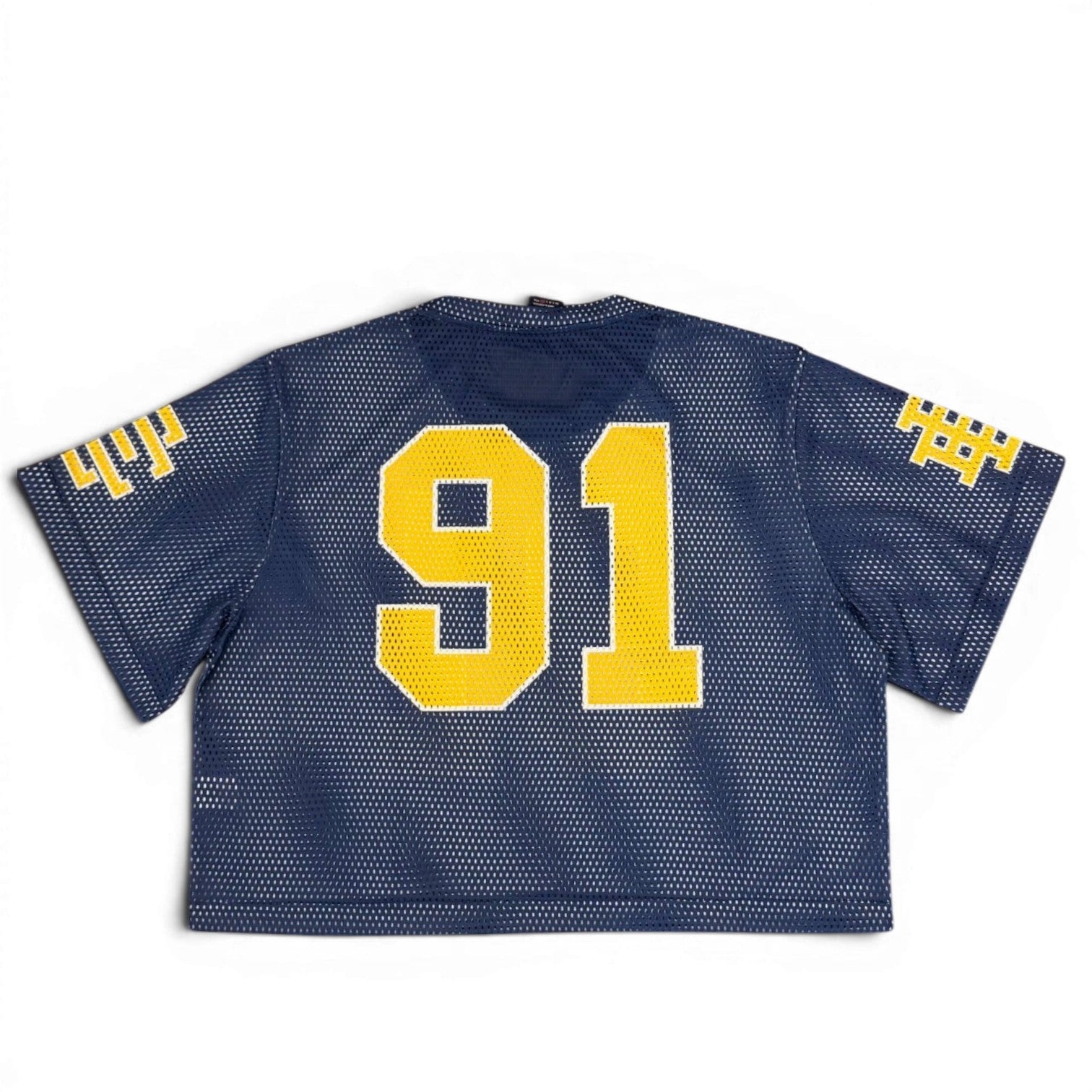 [EECO25MS87-000NVYE] MENS ERIC EMANUEL EE CROPPED JERSEY CORE MESH
