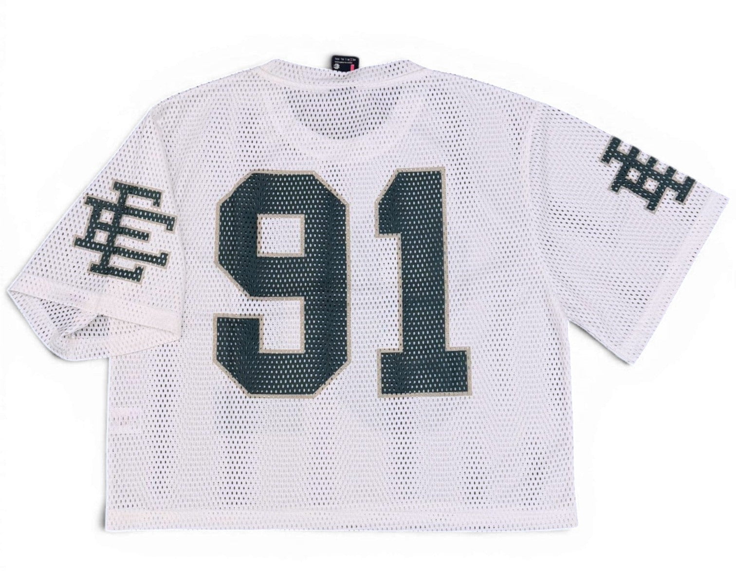 [EECO25MS87-000WHGN] MENS ERIC EMANUEL EE CROPPED JERSEY CORE MESH
