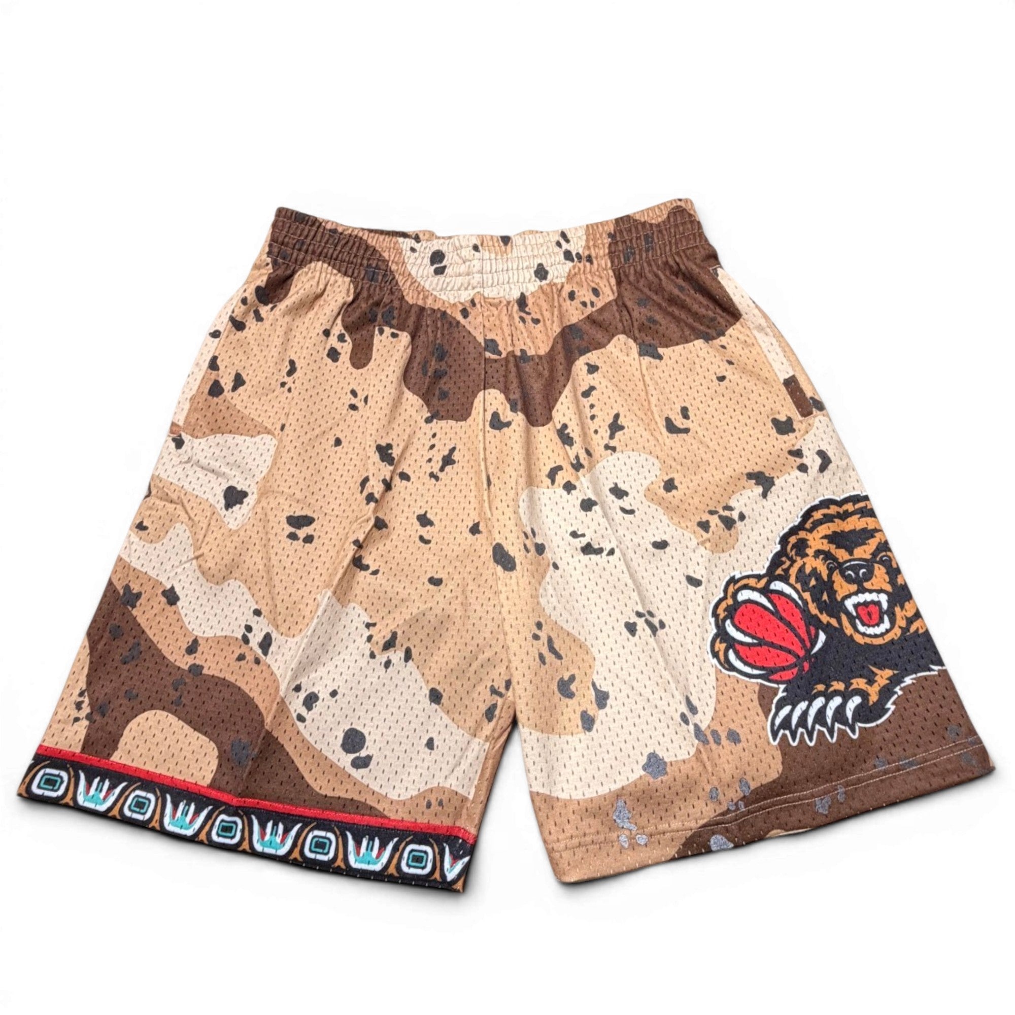 MITCHELL & NESS NBA CAMO REFLECTIVE SWINGMAN SHORTS VANCOUVER GRIZZLIES 1998
