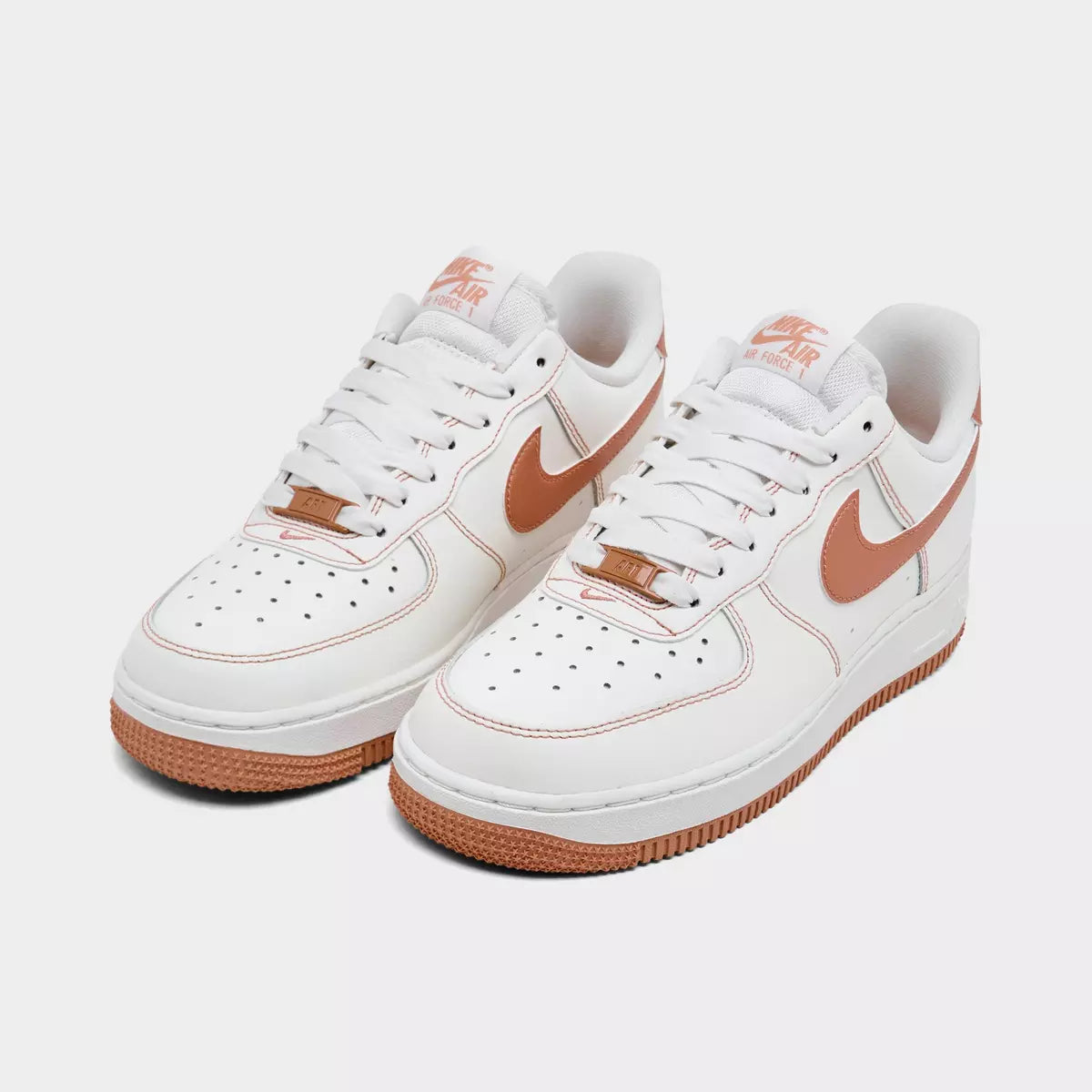 [IQ9428-133] WOMENS NIKE AIR FORCE 1 '07 'SAIL ROSE GOLD'