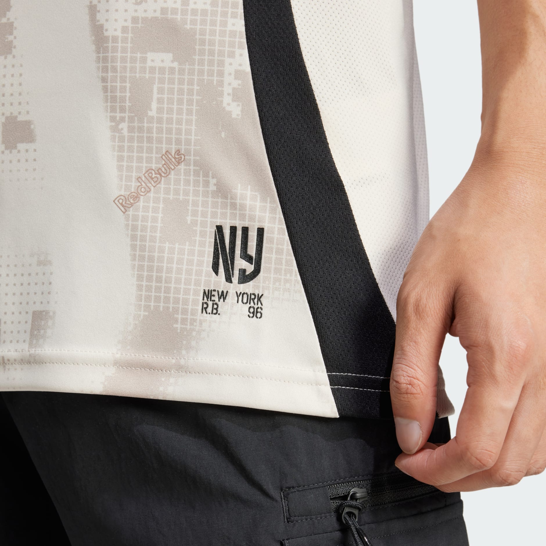 [IV5057] MENS ADIDAS NEW YORK RED BULLS 25/26 AWAY JERSEY - BEIGE