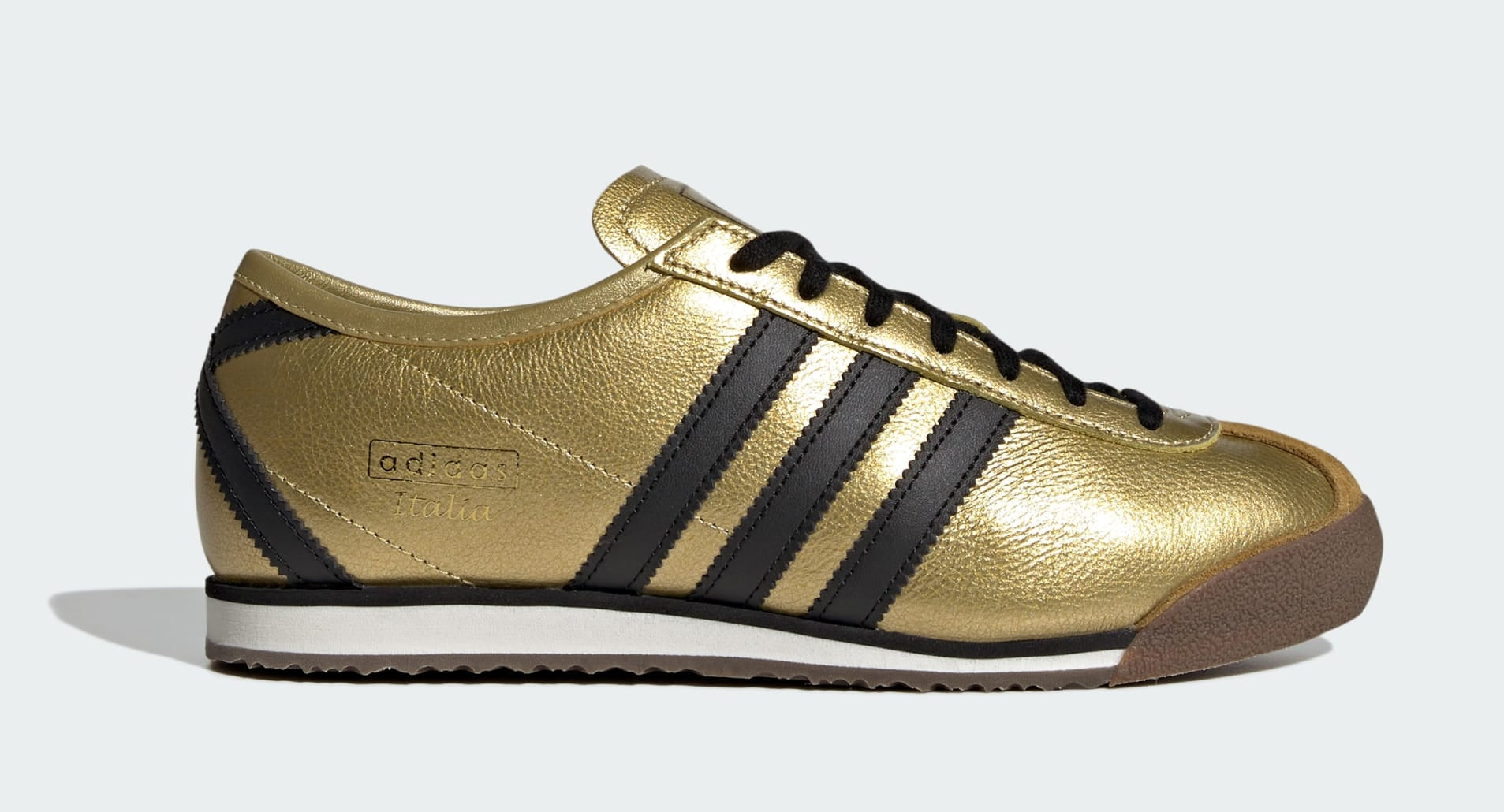 [IH6948] WOMENS ADIDAS ITALIA 70S 'GOLD METALLIC BLACK'