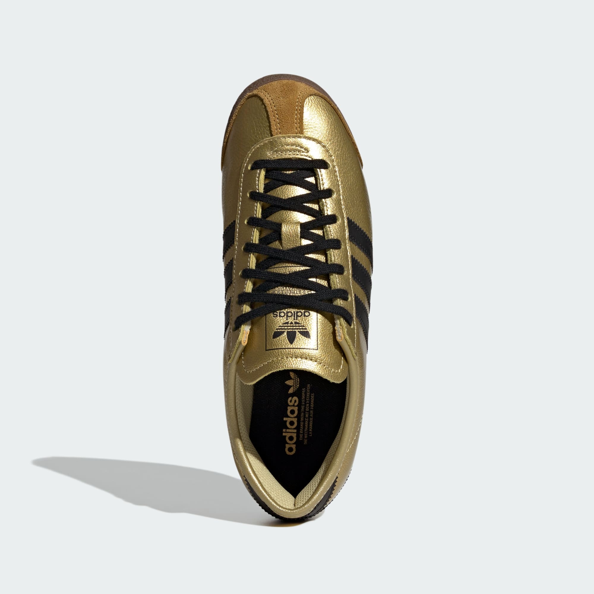 [IH6948] WOMENS ADIDAS ITALIA 70S 'GOLD METALLIC BLACK'