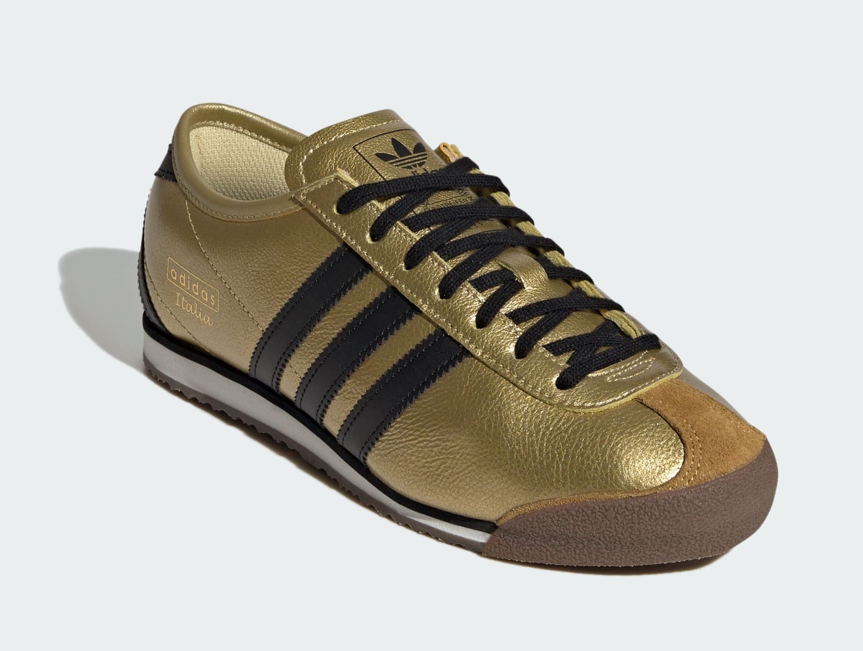 [IH6948] WOMENS ADIDAS ITALIA 70S 'GOLD METALLIC BLACK'