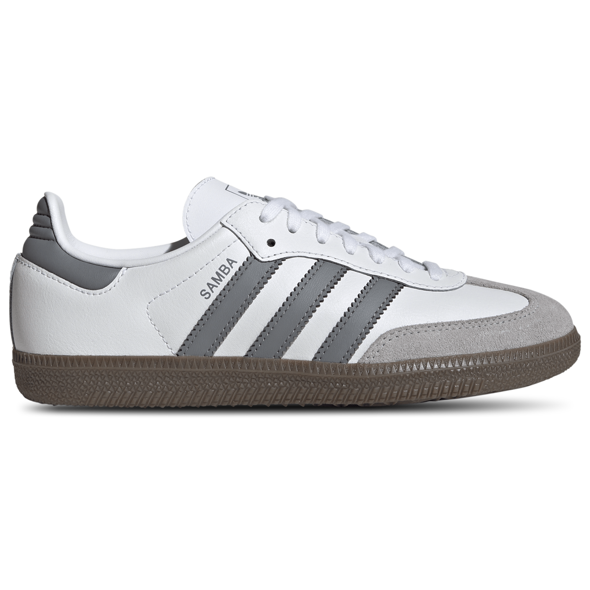[JQ2844] YOUTH ADIDAS SAMBA OG 'CLOUD WHITE GREY GUM (GS)'