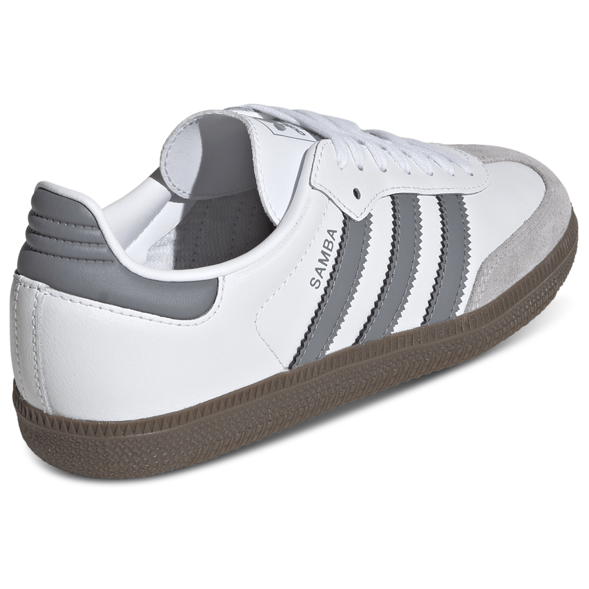 [JQ2844] YOUTH ADIDAS SAMBA OG 'CLOUD WHITE GREY GUM (GS)'