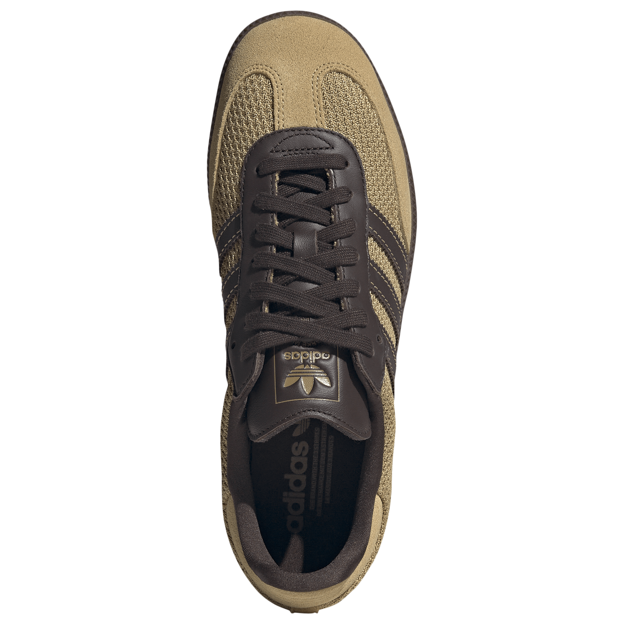 [JR0884] MENS ADIDAS SAMBA OG 'GOLDEN BEIGE DARK BROWN'