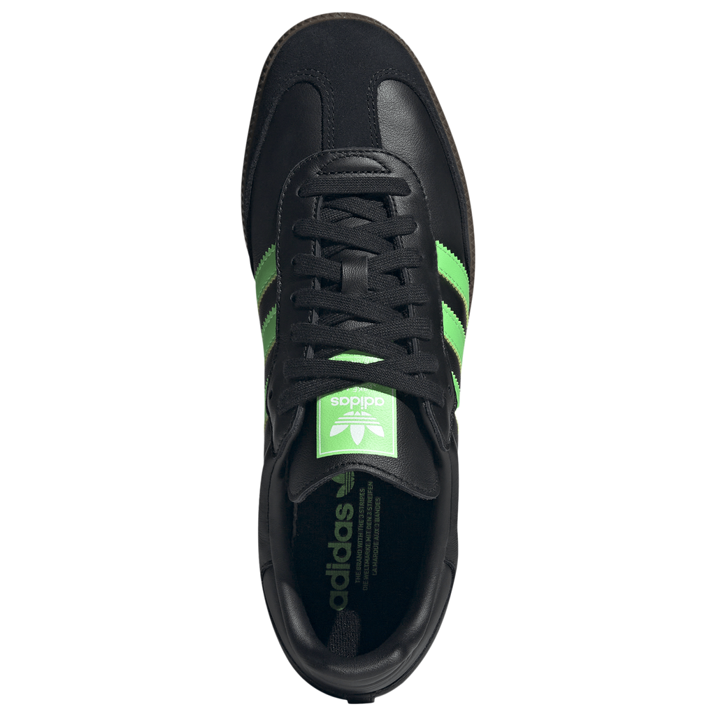 [JR0911] MENS ADIDAS SAMBA OG 'BLACK SCREAMING GREEN'