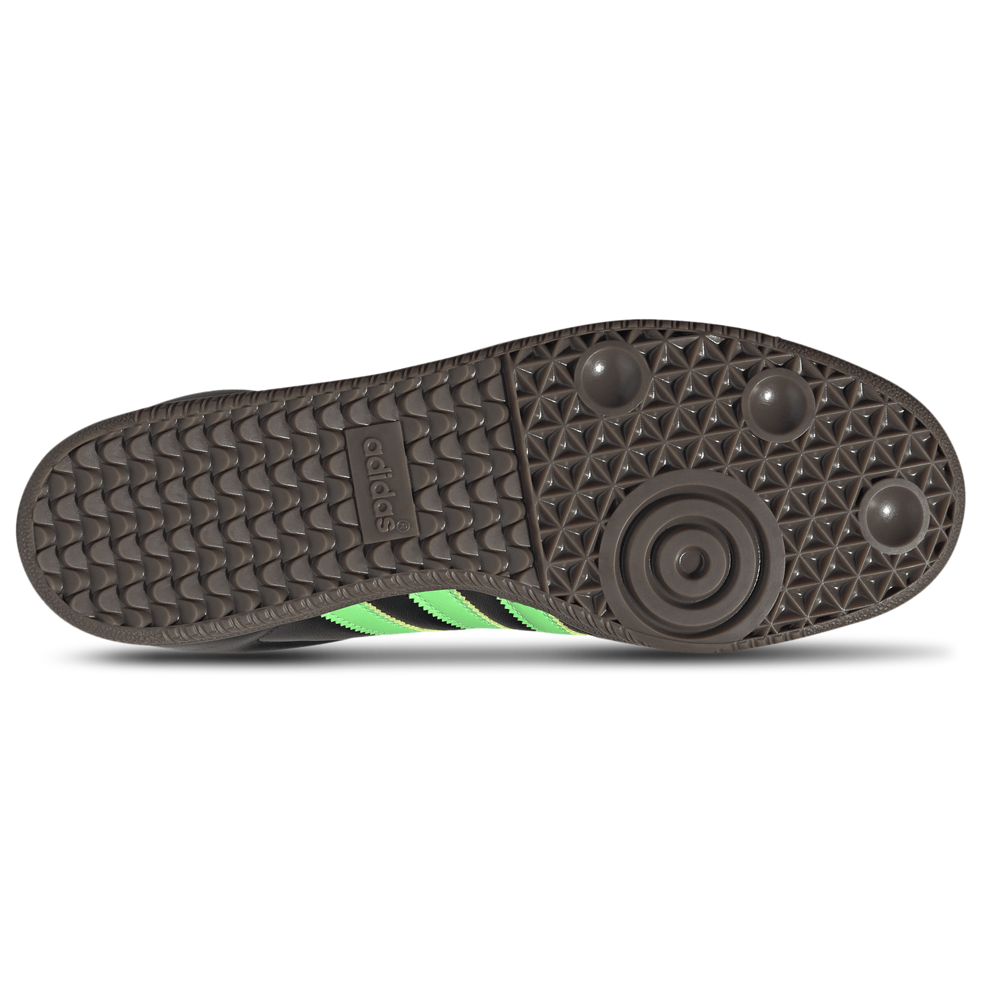 [JR0911] MENS ADIDAS SAMBA OG 'BLACK SCREAMING GREEN'