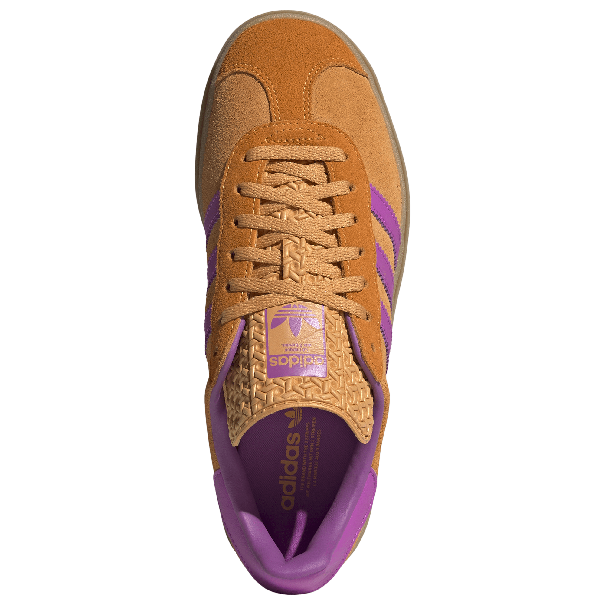 [JS3895] WOMENS ADIDAS GAZELLE BOLD 'FLASH ORANGE'