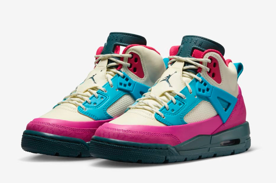 [FD4653-163] GRADE SCHOOL AIR JORDAN WINTERIZED SPIZIKE GS 'COCONUT MILK ACTIVE PINK'