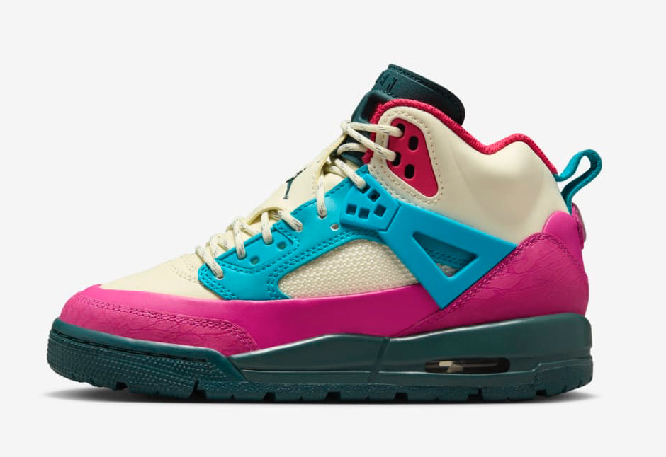 [FD4653-163] GRADE SCHOOL AIR JORDAN WINTERIZED SPIZIKE GS 'COCONUT MILK ACTIVE PINK'