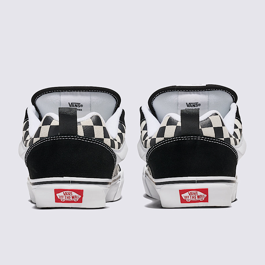 [VN000D22BPB] MENS VANS KNU SKOOL 'CHECKERBOARD BLACK WHITE' - BLACK/WHITE