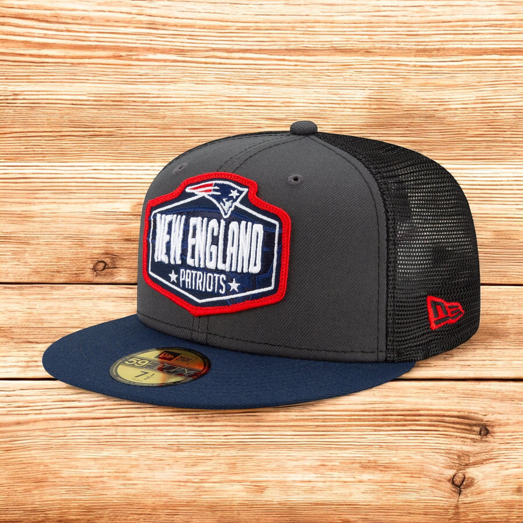 [60139129] Mens New Era NFL 2021 Draft 59Fifty Fitted - New England Patriots