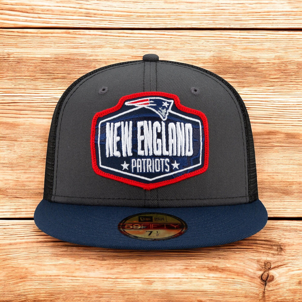 [60139129] Mens New Era NFL 2021 Draft 59Fifty Fitted - New England Patriots
